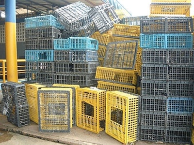 The poultry industry already performs well in some areas in ensuring that plastic waste does not enter the environment, for example in the recycling of crates. | Eduardo Cervantes López
