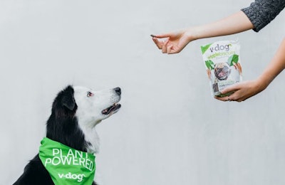 v-dog has gone from focusing on its packaging to focusing on how to more broadly offset its packaging needs on its sustainability journey. | (Courtesy v-dog)