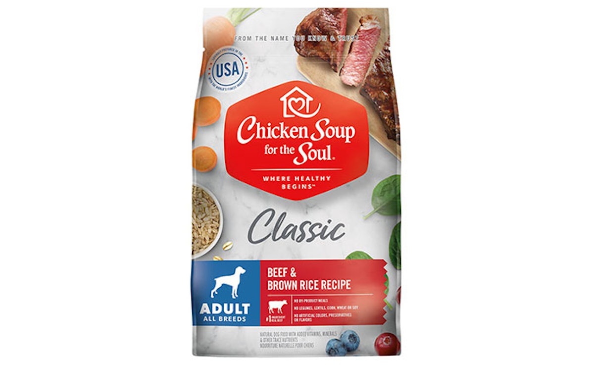 Chicken Soup for the Soul Classic Beef Brown Rice dog food From Chicken Soup for the Soul Pet Food PetfoodIndustry