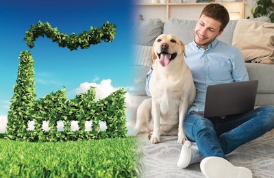The top trends for 2021 are heavily influenced by the events of 2020. Sustainability and e-commerce will dominate the space as pet owners reshape the way business is conducted. | (Petmall, iStock.com | Prostock-studio, Shutterstock.com)