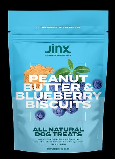 Jinx Peanut Butter And Blueberry Biscuits Dog Treats