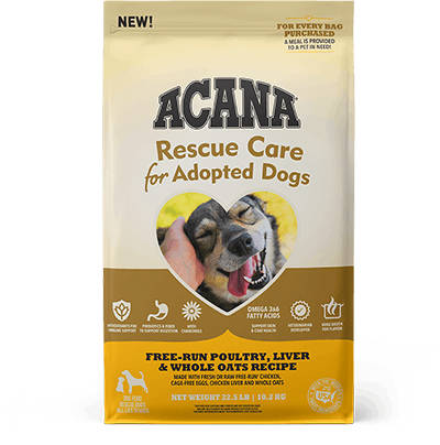 Champion Petfoods Acana Rescue Care For Adopted Dogs