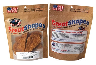 Great American Pet Treat Company Great Shapes Collagen Chews