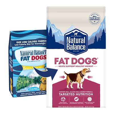 Natural Balance Fat Dogs Low Calorie Dry Formula