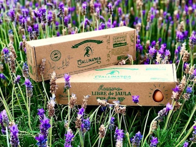 Gallinamia is the company’s new consumer-focused cage-free egg brand. (Ovolab)