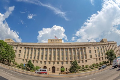 Washington Dc, Usa- September 4, 2018: Facade At The United Stat