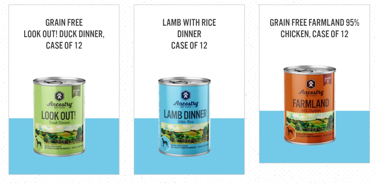 Ancestry Pet Food canned dog food Petfood Industry