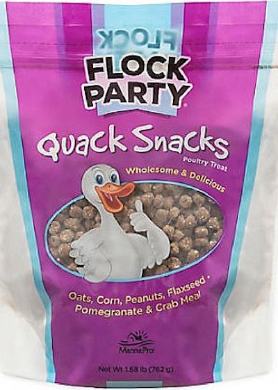 Manna Pro Recalls Flock Party Quack Snack Poultry Treat