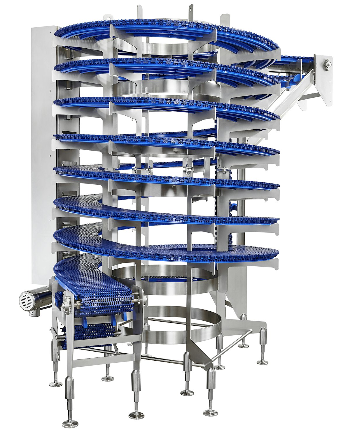 SideDrive Hygienic Spiral Conveyor PetfoodIndustry