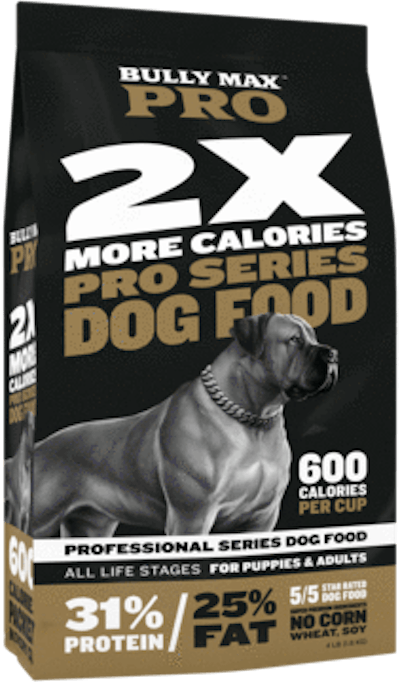 Bully Max Pro 2x More Calories Pro Series Dog Food Kibble Chicken 5 Lb Best Professional Grade Performance Dog Food 1 360x360