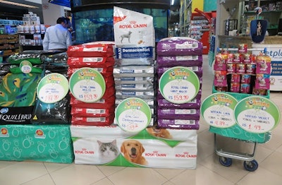 Pet food brands in Latin America often compete on price and retail shelf space.