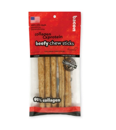 Frankly Pet Collagen Protein Beefy Chew Sticks