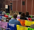 Steve Lerch speaks at Petfood Essentials 2022 in Kansas City, Missouri, USA.
