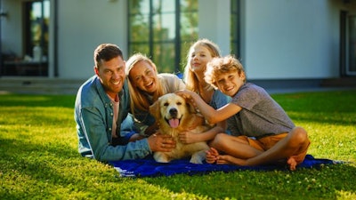 Family With Dog