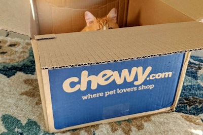 Cat In Chewy Box Pet Food Etailing