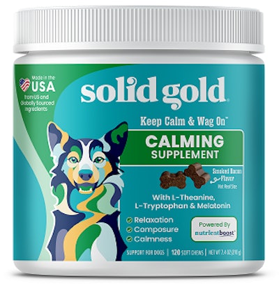 Solid Gold Keep Calm And Wag On Supplements