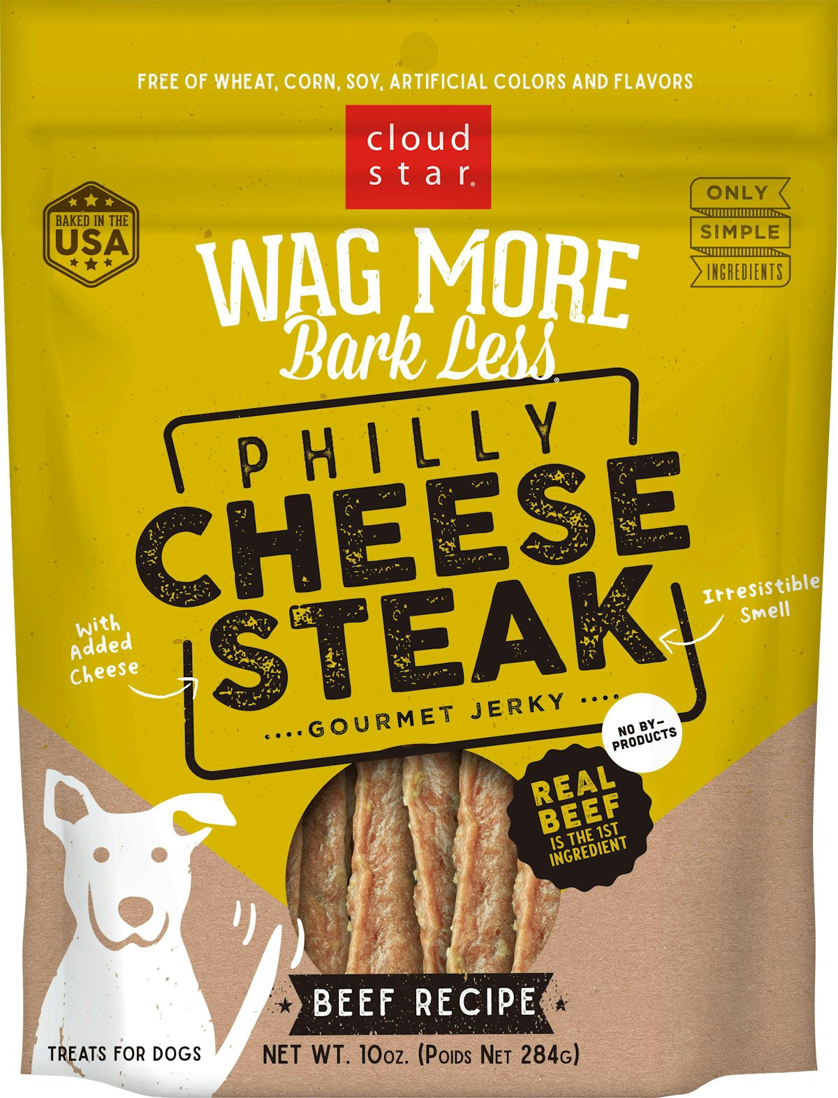 Cloud Star Wag More Bark Less Philly Cheesesteak Beef