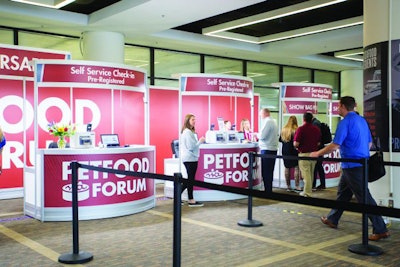 Petfood Forum Check In