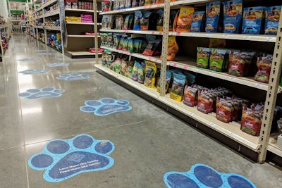 Dog Food Aisle At Store