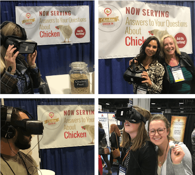 Chicken Check In Vr Goggle