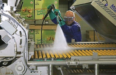 cleaning intake line