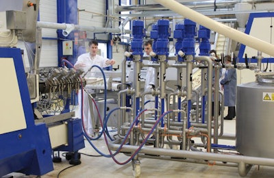clextral coextrusion filling