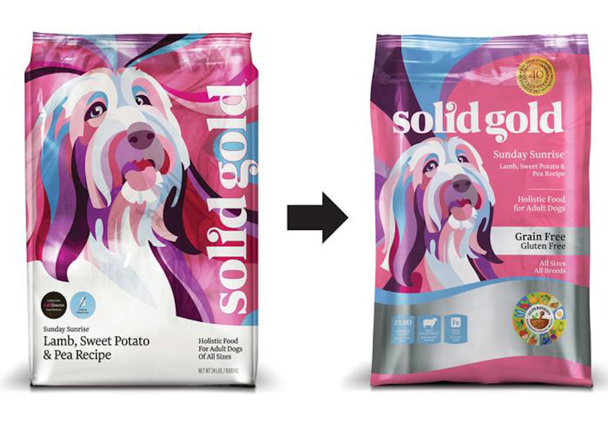 Solid Gold Sunday Sunrise Adult Grass Fed Lamb, Sweet Potato and Pea Recipe Dry Dog Food