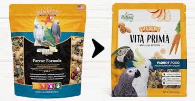 Vitakraft Sunseed New Parrot Packaging