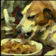 Dall·e 2023 05 09 11 37 07 Impressionist Painting Of Dog Eating