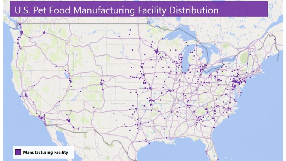 Pet food plants grew 2017 to 2022 Pennsylvania tops Petfood