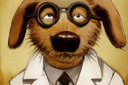 Einstein dog