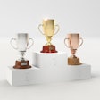 Trophies On Stand