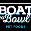 Boat To Bowl Logo Pet Foods Blue On Black