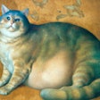 Dall·e Botticelli Painting Of Obese Cat