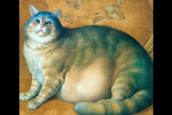 Dall·e Botticelli Painting Of Obese Cat