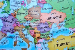 Eastern Europe On Globe The Digital Way