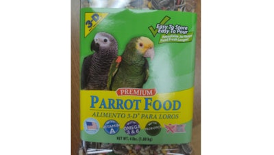 D&D's 3-D Pet Products Premium Parrot Food