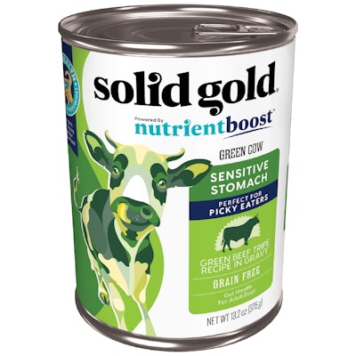 Solid Gold Green Cow Can
