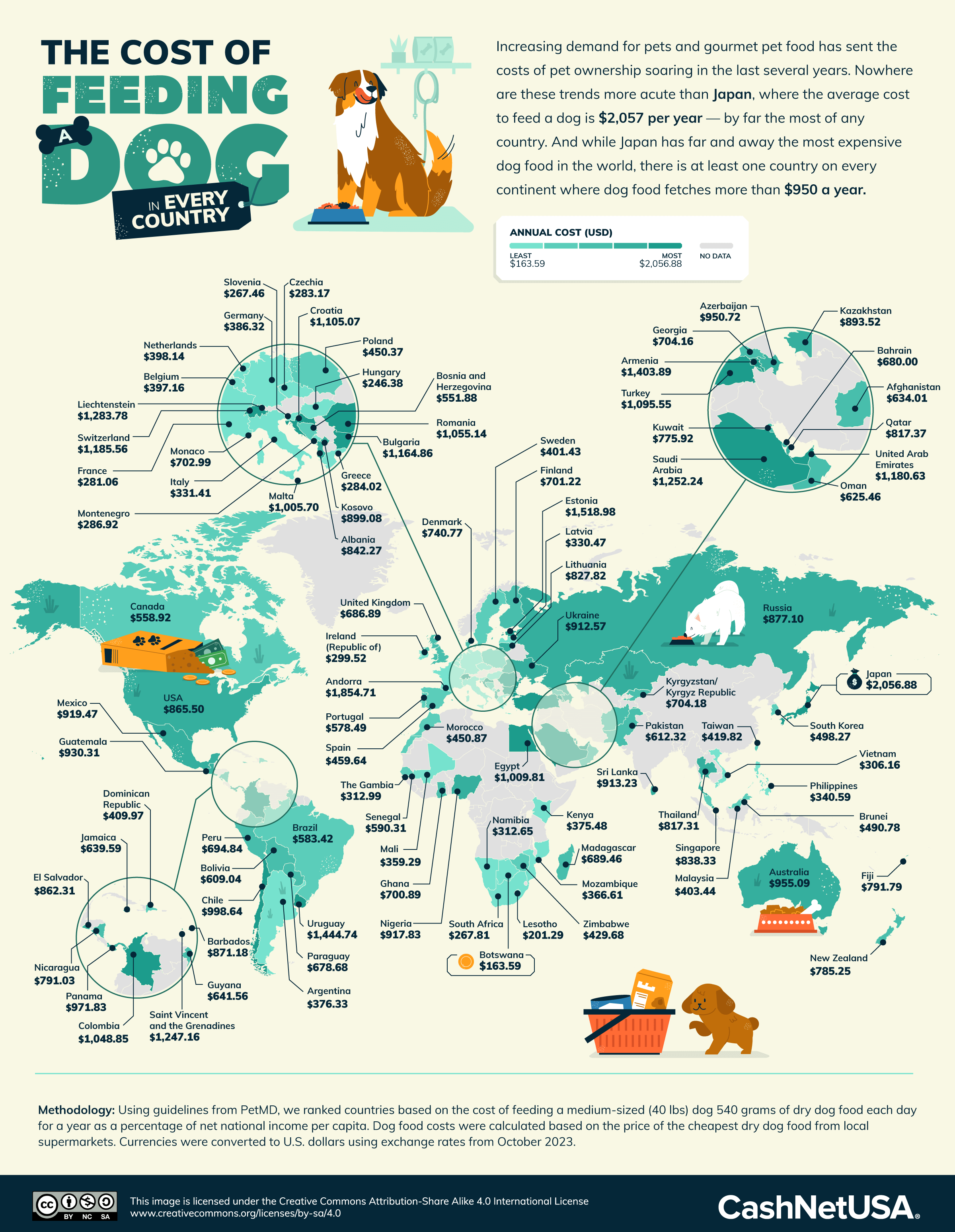 Study reveals the cost to feed your dog in every country PetfoodIndustry