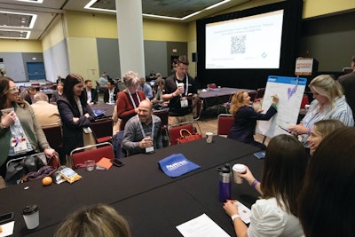 During Petfood Essentials, attendees can learn about pet treats and participate in a fun team competition. | Wheat Photography