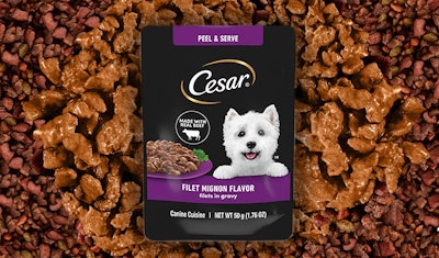 Cesar Filets In Gravy Wet Dog Food Mini Pouch
