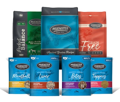 Muenster Pet Foods creates premium dry and freeze-dried dog and cat food recipes, plus meal toppers, supplements and treats.