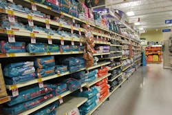 Cat Food Aisle In Pet Food Store
