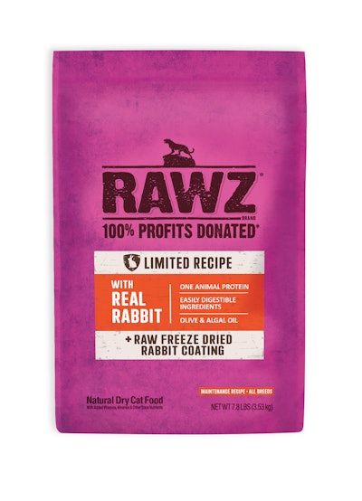 RAWZ Limited Rabbit Recipe for Cats From RAWZ Natural Pet Food