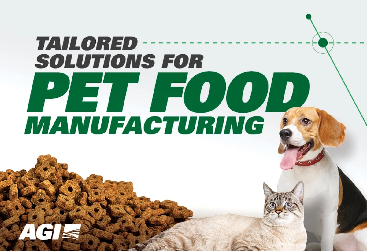 AGI introduces tailored solutions for pet food manufacturing