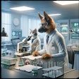 Dall·e 2024 05 15 11 57 06 A Realistic Cgi Image Of A Dog And A Cat Working Together As Scientists In A Modern Laboratory The Lab Is Equipped With Advanced Scientific Equipment