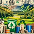 Dall·e 2024 05 21 06 51 15 A Cyberpunk Cgi Image Of An Anthropomorphic Dog Sitting At A Bank Of Computer Screens In A Dystopian Future The Dog Is Wearing Futuristic Clothing An