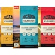 ACANA's Classics recipes contain protein-rich animal ingredients, wholesome grains, vegetables and fruit pet parents will recognize.