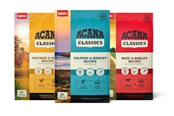 ACANA's Classics recipes contain protein-rich animal ingredients, wholesome grains, vegetables and fruit pet parents will recognize.