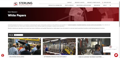 Sterling Systems White Paper Screenshot